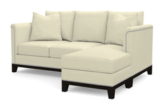 La Brea Reversible Chaise Sleeper Sofa :: Leg Finish: Espresso / Sleeper Option: Memory Foam Mattress