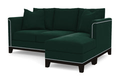 La Brea Reversible Chaise Sleeper Sofa :: Leg Finish: Espresso / Sleeper Option: Memory Foam Mattress