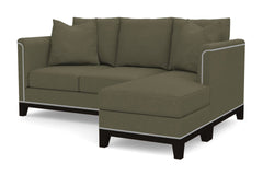 La Brea Reversible Chaise Sleeper Sofa :: Leg Finish: Espresso / Sleeper Option: Deluxe Innerspring Mattress