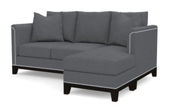 La Brea Reversible Chaise Sleeper Sofa :: Leg Finish: Espresso / Sleeper Option: Deluxe Innerspring Mattress