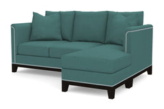 La Brea Reversible Chaise Sleeper Sofa :: Leg Finish: Espresso / Sleeper Option: Memory Foam Mattress