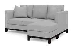 La Brea Reversible Chaise Sleeper Sofa :: Leg Finish: Espresso / Sleeper Option: Memory Foam Mattress