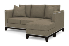 La Brea Reversible Chaise Sleeper Sofa :: Leg Finish: Espresso / Sleeper Option: Deluxe Innerspring Mattress