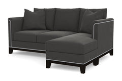 La Brea Reversible Chaise Sleeper Sofa :: Leg Finish: Espresso / Sleeper Option: Deluxe Innerspring Mattress