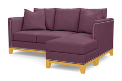 La Brea Reversible Chaise Sleeper Sofa :: Leg Finish: Natural / Sleeper Option: Deluxe Innerspring Mattress