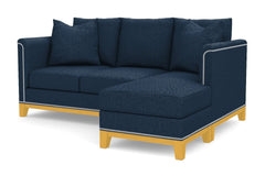 La Brea Reversible Chaise Sleeper Sofa :: Leg Finish: Natural / Sleeper Option: Deluxe Innerspring Mattress