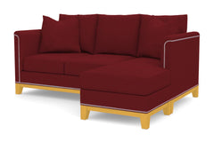 La Brea Reversible Chaise Sleeper Sofa :: Leg Finish: Natural / Sleeper Option: Deluxe Innerspring Mattress