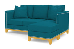La Brea Reversible Chaise Sleeper Sofa :: Leg Finish: Natural / Sleeper Option: Deluxe Innerspring Mattress