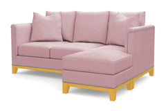 La Brea Reversible Chaise Sleeper Sofa :: Leg Finish: Natural / Sleeper Option: Deluxe Innerspring Mattress