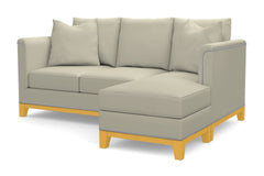 La Brea Reversible Chaise Sleeper Sofa :: Leg Finish: Natural / Sleeper Option: Memory Foam Mattress
