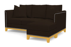 La Brea Reversible Chaise Sleeper Sofa :: Leg Finish: Natural / Sleeper Option: Deluxe Innerspring Mattress