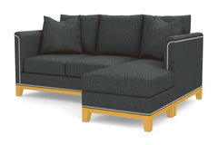 La Brea Reversible Chaise Sleeper Sofa :: Leg Finish: Natural / Sleeper Option: Deluxe Innerspring Mattress