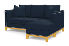 La Brea Reversible Chaise Sleeper Sofa :: Leg Finish: Natural / Sleeper Option: Deluxe Innerspring Mattress