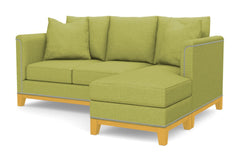 La Brea Reversible Chaise Sleeper Sofa :: Leg Finish: Natural / Sleeper Option: Memory Foam Mattress