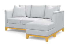 La Brea Reversible Chaise Sleeper Sofa :: Leg Finish: Natural / Sleeper Option: Deluxe Innerspring Mattress
