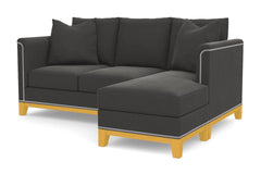 La Brea Reversible Chaise Sleeper Sofa :: Leg Finish: Natural / Sleeper Option: Deluxe Innerspring Mattress
