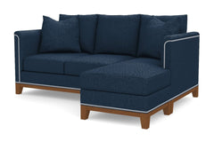La Brea Reversible Chaise Sleeper Sofa :: Leg Finish: Pecan / Sleeper Option: Deluxe Innerspring Mattress