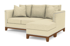 La Brea Reversible Chaise Sleeper Sofa :: Leg Finish: Pecan / Sleeper Option: Deluxe Innerspring Mattress