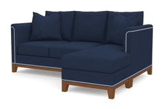 La Brea Reversible Chaise Sleeper Sofa :: Leg Finish: Pecan / Sleeper Option: Deluxe Innerspring Mattress