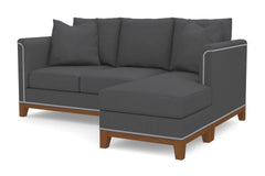 La Brea Reversible Chaise Sleeper Sofa :: Leg Finish: Pecan / Sleeper Option: Deluxe Innerspring Mattress