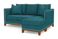 La Brea Reversible Chaise Sleeper Sofa :: Leg Finish: Pecan / Sleeper Option: Deluxe Innerspring Mattress