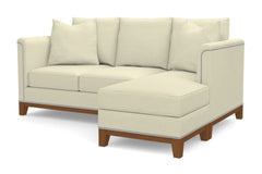 La Brea Reversible Chaise Sleeper Sofa :: Leg Finish: Pecan / Sleeper Option: Deluxe Innerspring Mattress