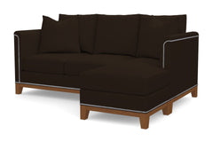 La Brea Reversible Chaise Sleeper Sofa :: Leg Finish: Pecan / Sleeper Option: Deluxe Innerspring Mattress