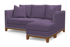 La Brea Reversible Chaise Sleeper Sofa :: Leg Finish: Pecan / Sleeper Option: Deluxe Innerspring Mattress
