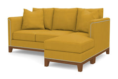 La Brea Reversible Chaise Sleeper Sofa :: Leg Finish: Pecan / Sleeper Option: Deluxe Innerspring Mattress