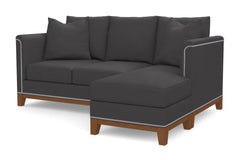 La Brea Reversible Chaise Sleeper Sofa :: Leg Finish: Pecan / Sleeper Option: Memory Foam Mattress