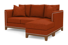 La Brea Reversible Chaise Sleeper Sofa :: Leg Finish: Pecan / Sleeper Option: Deluxe Innerspring Mattress
