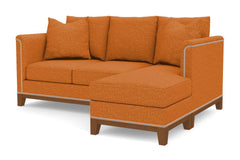 La Brea Reversible Chaise Sleeper Sofa :: Leg Finish: Pecan / Sleeper Option: Deluxe Innerspring Mattress