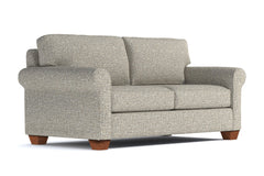 Lafayette Twin Size Sleeper Sofa :: Leg Finish: Pecan / Sleeper Option: Deluxe Innerspring Mattress