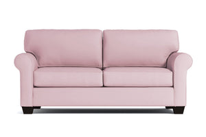 Lafayette Apartment Size Velvet Sleeper Sofa :: Leg Finish: Espresso / Sleeper Option: Memory Foam Mattress