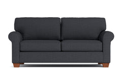 Lafayette Apartment Size Sleeper Sofa :: Leg Finish: Pecan / Sleeper Option: Memory Foam Mattress