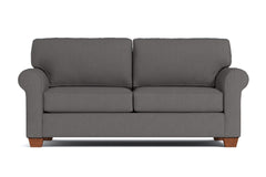 Lafayette Apartment Size Sleeper Sofa :: Leg Finish: Pecan / Sleeper Option: Memory Foam Mattress