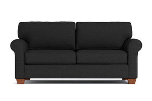 Lafayette Apartment Size Sleeper Sofa :: Leg Finish: Pecan / Sleeper Option: Deluxe Innerspring Mattress
