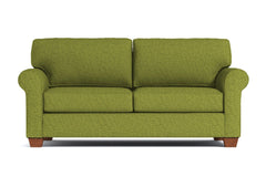 Lafayette Apartment Size Sleeper Sofa :: Leg Finish: Pecan / Sleeper Option: Memory Foam Mattress
