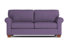 Lafayette Twin Size Sleeper Sofa :: Leg Finish: Pecan / Sleeper Option: Deluxe Innerspring Mattress