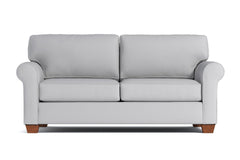 Lafayette Apartment Size Sleeper Sofa :: Leg Finish: Pecan / Sleeper Option: Memory Foam Mattress