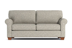 Lafayette Twin Size Sleeper Sofa :: Leg Finish: Pecan / Sleeper Option: Deluxe Innerspring Mattress