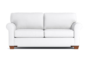 Lafayette Twin Size Sleeper Sofa :: Leg Finish: Pecan / Sleeper Option: Deluxe Innerspring Mattress