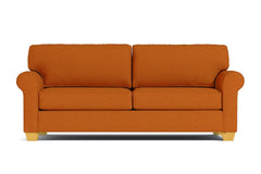 Lafayette Queen Size Sleeper Sofa :: Leg Finish: Natural / Sleeper Option: Deluxe Innerspring Mattress