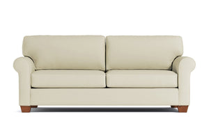 Lafayette Queen Size Sleeper Sofa :: Leg Finish: Pecan / Sleeper Option: Memory Foam Mattress