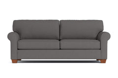 Lafayette Queen Size Sleeper Sofa :: Leg Finish: Pecan / Sleeper Option: Deluxe Innerspring Mattress