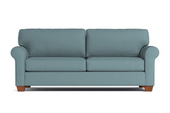 Lafayette Queen Size Sleeper Sofa :: Leg Finish: Pecan / Sleeper Option: Deluxe Innerspring Mattress