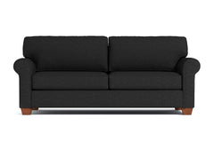 Lafayette Queen Size Sleeper Sofa :: Leg Finish: Pecan / Sleeper Option: Deluxe Innerspring Mattress