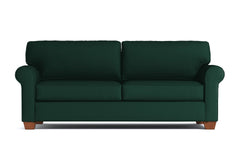 Lafayette Queen Size Sleeper Sofa :: Leg Finish: Pecan / Sleeper Option: Memory Foam Mattress