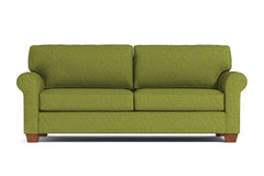 Lafayette Queen Size Sleeper Sofa :: Leg Finish: Pecan / Sleeper Option: Memory Foam Mattress