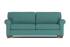 Lafayette Queen Size Sleeper Sofa :: Leg Finish: Pecan / Sleeper Option: Memory Foam Mattress